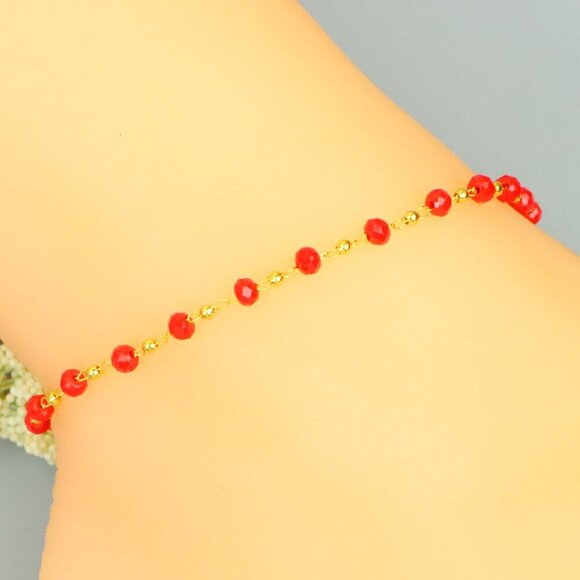 Handmade Anklet – A Stylish Choice for Women, Thoughtful Gift Idea, EVCH1514 - Picture 1 of 10